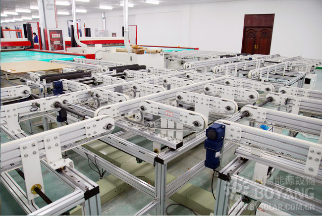 太阳能光伏组件生产线-智能排版混进输送机