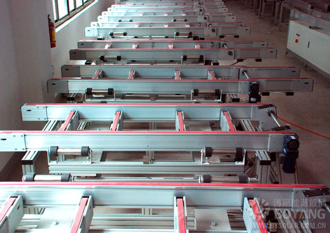 太阳能组件生产线-90度换向折叠通道