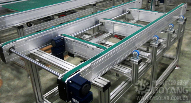 太阳能组件生产线-90度顶升换向输送机